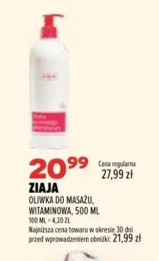 Oliwka do masażu witaminowa Ziaja