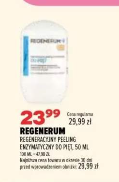 Regeneracyjny peeling enzymatyczny do pięt Regenerum
