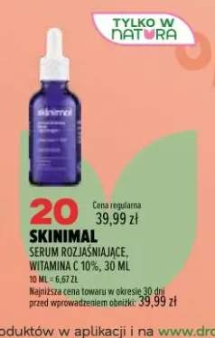 Serum rozjaśniające Skinimal Witamina C 10%