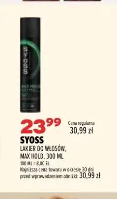 Lakier do włosów Syoss Max Hold