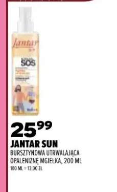 Bursztynowa utrwalająca opaleniznę mgiełka Jantar Sun