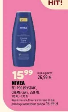 Żel pod prysznic Nivea Creme Care
