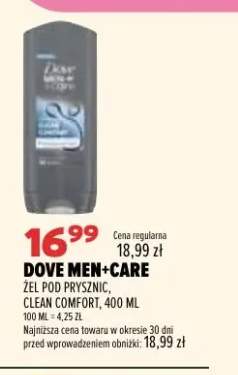Żel pod prysznic Dove Men+Care Clean Comfort