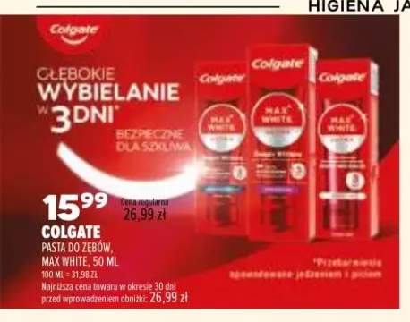 Pasta do zębów Colgate Max White