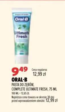 Pasta do zębów Oral-B Complete Ultimate Fresh