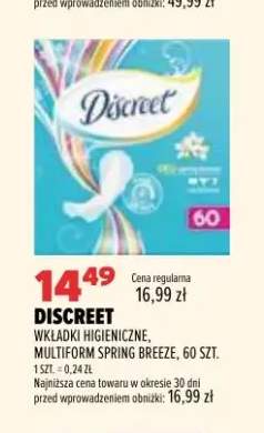 Wkładki higieniczne Discreet Multiform Spring Breeze