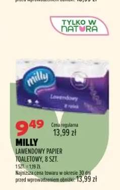Lawendowy papier toaletowy Milly 8-pak