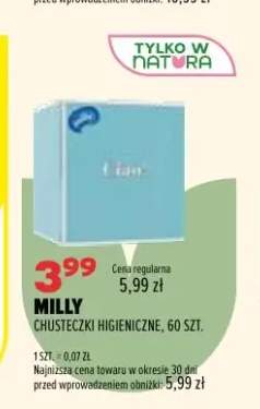 Chusteczki higieniczne Milly