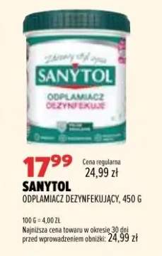 Odplamiacz dezynfekujący Sanytol