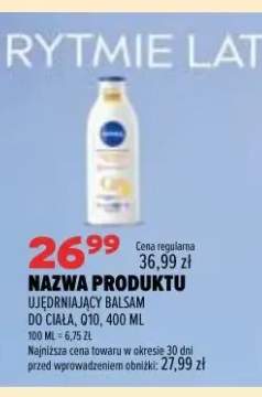 Ujędrniający balsam do ciała Nivea Q10