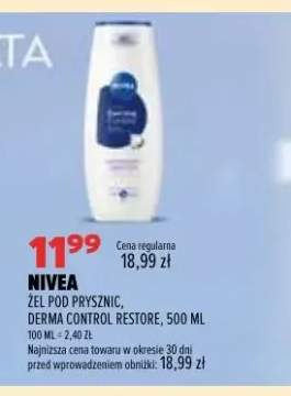 Żel pod prysznic Nivea Derma Control Restore