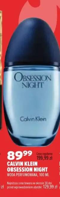 Woda perfumowana Calvin Klein Obsession Night