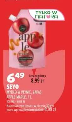 Mydło w płynie zapas Seyo Apple Maple