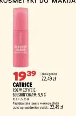 Róż w sztyfcie Catrice Blushin' Charm