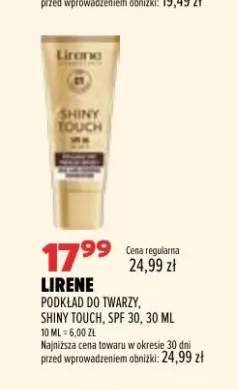 Podkład do twarzy Lirene Shiny Touch SPF 30