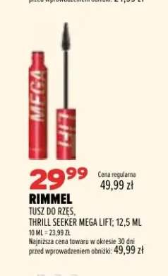 Tusz do rzęs Rimmel Thrill Seeker Mega Lift