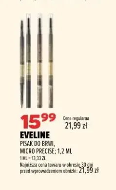 Pisak do brwi Eveline Micro Precise