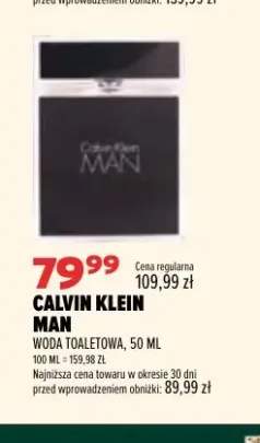 Woda toaletowa Calvin Klein Man