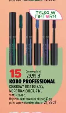 Kolorowy Tusz do rzęs Kobo Professional More Than Color