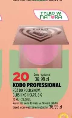 Róż do policzków Kobo Professional Blushing Heart