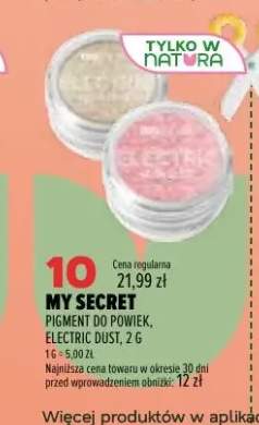Pigment do powiek My Secret Electric Dust