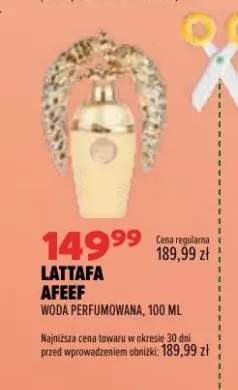 Woda perfumowana Lattafa Afeef