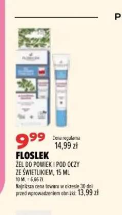 Żel do powiek i pod oczy ze świetlikiem Floslek