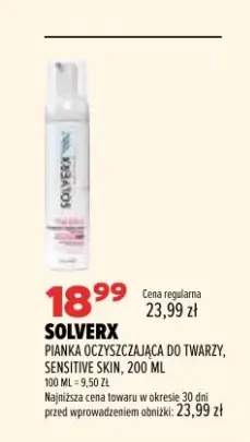Pianka oczyszczająca do twarzy Solverx Sensitive Skin