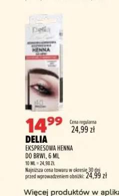 Ekspresowa henna do brwi Delia