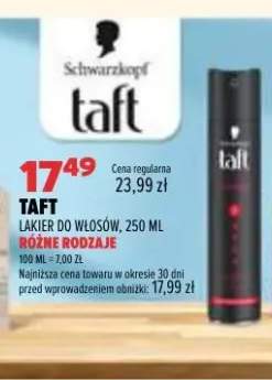 Lakier do włosów Schwarzkopf Taft