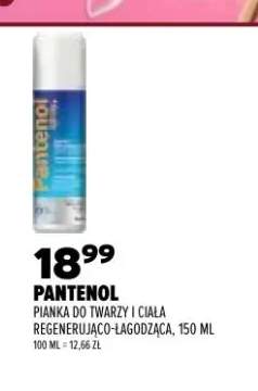 Pianka do twarzy i ciała Pantenol regenerująco-łagodząca