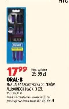 Szczoteczka do zębów manualna Oral-B Allrounder Black