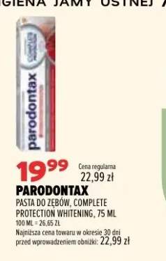 Pasta do zębów Parodontax Complete Protection Whitening