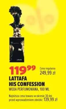 Woda perfumowana Lattafa His Confession