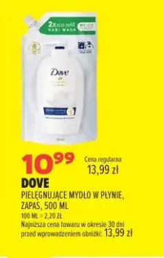 Pielęgnujące mydło w płynie zapas Dove