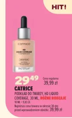 Podkład do twarzy Catrice HD Liquid Coverage