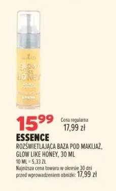 Rozświetlająca baza pod makijaż Essence Glow Like Honey