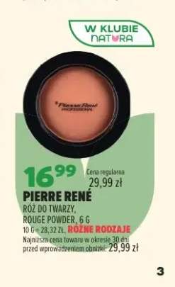 Róż do twarzy Pierre René Rouge Powder