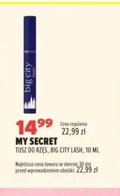Tusz do rzęs My Secret Big City Lash