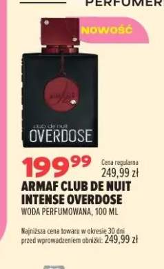Woda perfumowana Armaf Club de Nuit Intense Overdose