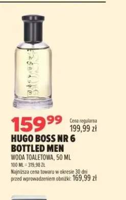 Woda toaletowa Hugo Boss Nr 6 Bottled Men