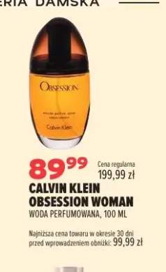 Woda perfumowana Calvin Klein Obsession Woman