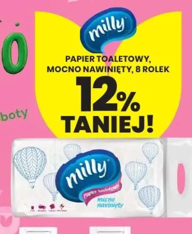 Papier toaletowy mocno nawinięty Milly