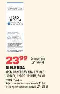 Krem barierowy nawilżająco-kojący Bielenda Hydro Lipidium