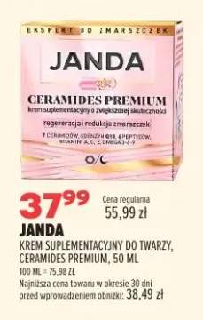 Krem suplementacyjny do twarzy Janda Ceramides Premium