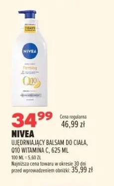 Ujędrniający balsam do ciała Nivea Q10 Witamina C