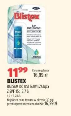 Balsam do ust nawilżający Blistex z SPF 15