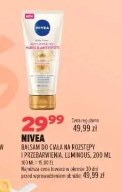 Balsam do ciała na rozstępy i przebarwienia Luminous Nivea