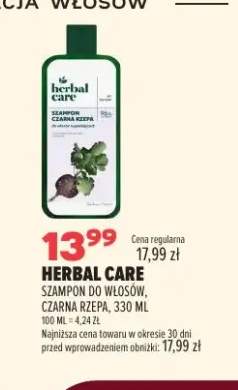 Szampon do włosów czarna rzepa Herbal Care