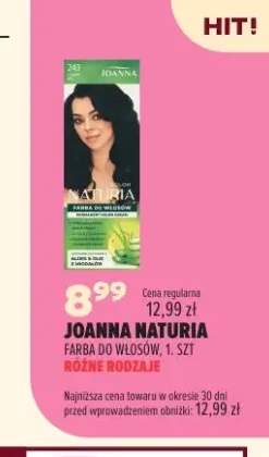 Farba do włosów Joanna Naturia